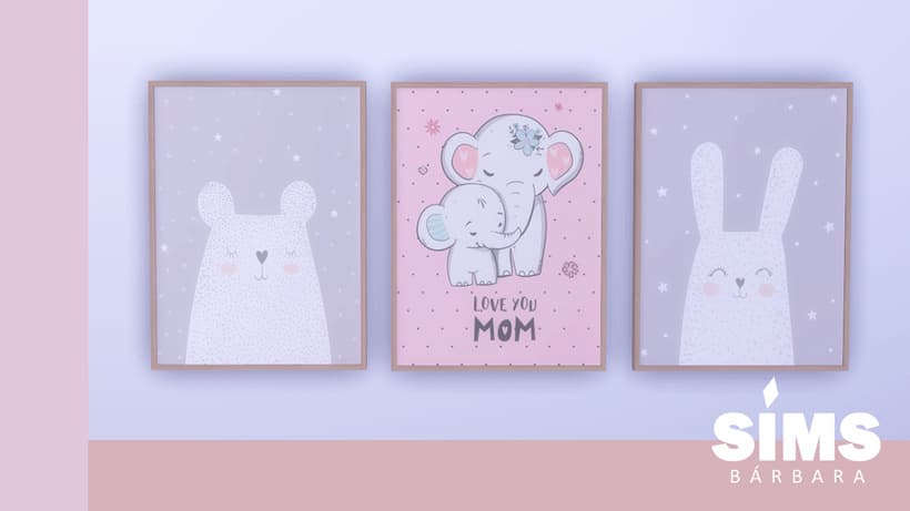 Галерея мода Картины Nursery Wall Decor Prints #2